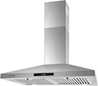 SNDOAS Range Hood 30 inches,Stainless Steel Wall M