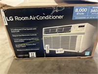 LG room air conditioner 8,000BTU 340sqft
