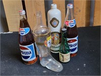 VTG Full Pepsi-Cola Bottles & More