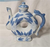 Blue genie tea pot