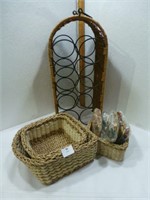 NEW Wine Rack / Nesting Baskets / Pot Holders