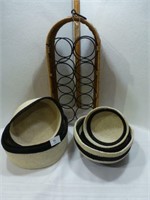 NEW Wine Rack / Nesting Baskets - 2 Sets