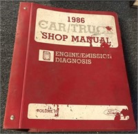 1986 Ford Engine Emissions Diagnosis Shop Manual