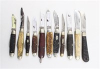 (11) Vintage Pocket Knife Lot CASE XX Parker