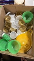 New Tupperware, final, and small cups with lids