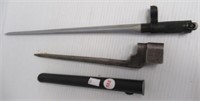 (2) Bayonets. Largest measures 14 1/2" long. Note