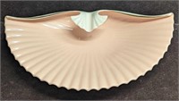Lenox Coral Gold Scallop Shell Shaped Footed Dish