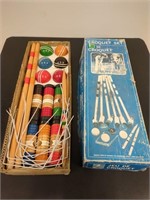 Wooden Croquet Set