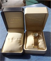 LINDENWOOD LADIES WATCH & 2 CASES