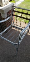 Aluminum patio chair with original cusions