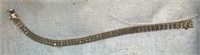 14kt YG Mirror Bar Link Bracelet, Imperial Gold