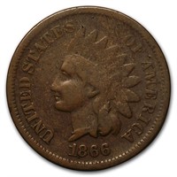 1866 Better Date Indian Head Cent
