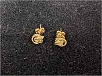14KT Gold Knot Earrings