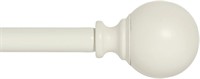 Ivilon Curtain Rod - Ball  White  28-48in