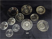 Assorted glassware (11)