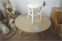 Children's activity table, stool