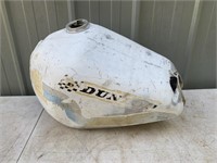 Metal petrol tank