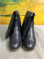 Journee Collection Womens Boots Ivie Navy SZ 12