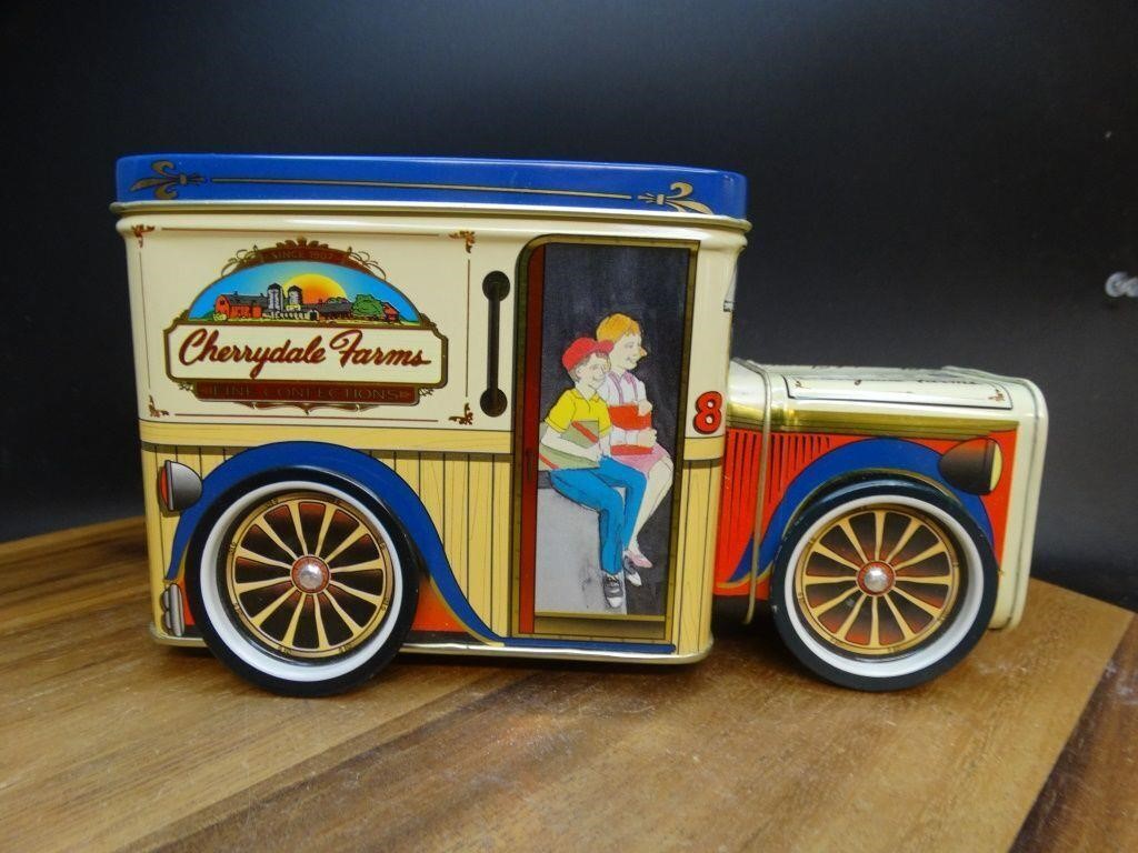 Cherrydale Farms Fine Confections Tin Bank