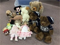 Teddy bears, dolls Disney, Pound Puppy , more