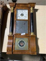 Vintage Seth Thomas 8-day brass clock, Plymouth