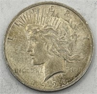 (JJ) 1923 Silver Peace Dollar Coin