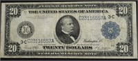 1914 20 $ FEDERAL RESERVE NOTE VF