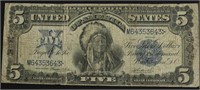 1899 5 $ SILVER CERTIFICATE VF