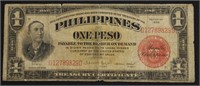 1936 US PHILIPPINES PESO VF