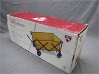 Yellow Folding Sports Wagon In Box