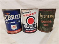 (3) Oil Cans