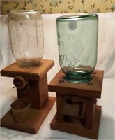 Wood and jar candy dispensers - 2