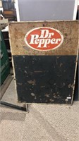 Vintage Dr Pepper menu board