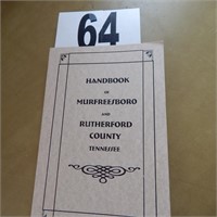 "HANDBOOK OF MURFREESBORO AND RUTHERFORD COUNTY"