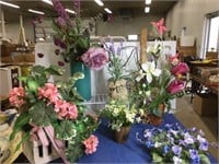 Artificial floral arrangements