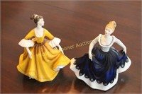 TWO ROYAL DOULTON FIGURINES - LISA  AND STEPHANIE