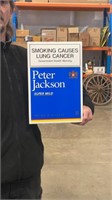 PETER JACKSON LARGE CARTON ADVERTISING DISPLAY BOX