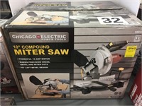 CHICAGO ELECTRIC 10" COMPOUND MITER SAW