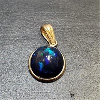 $1200 14K  Enhanced Opal(3ct) Pendant
