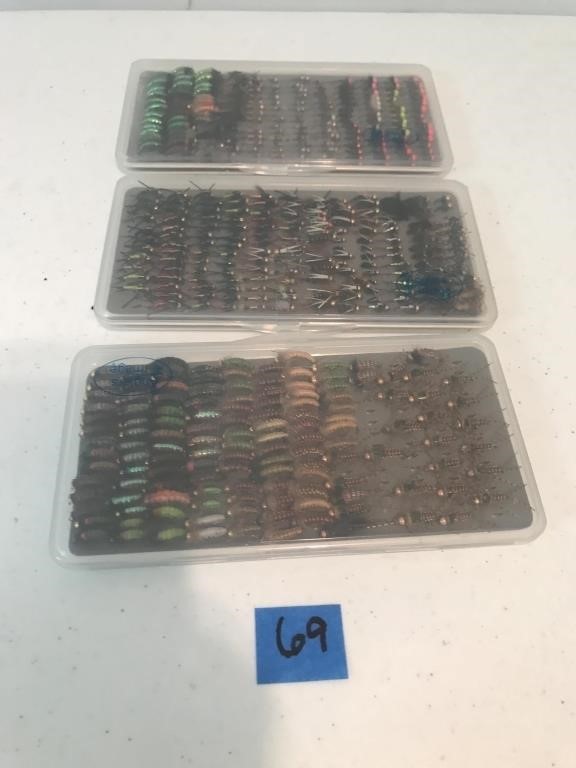 3 Tackles of Fly Fishing Lures