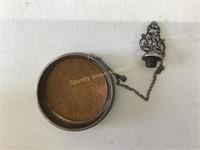 Vintage Wine Coaster with Lid