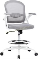 ESTRUCO Office Chair High Back Ergonomic  White