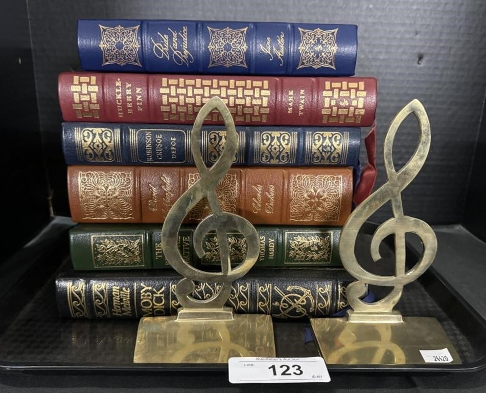 Brass Music Note Bookends, Collectors Edition