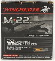 400 Rounds Of Winchester M-22 .22 LR Ammunition