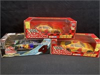 THREE NASCAR BOBBY HAMILTON, KODAK DIECAST