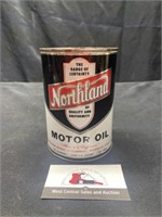 Metal Northland Oil can