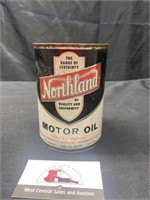 Metal Northland Oil Can