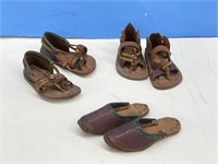 miniature village shoes from central india