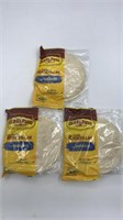 3pks New Flour Tortillas For Burritos (8 In Each)