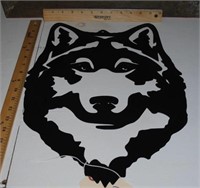 Wolf - Powder Coated Metal Cutout